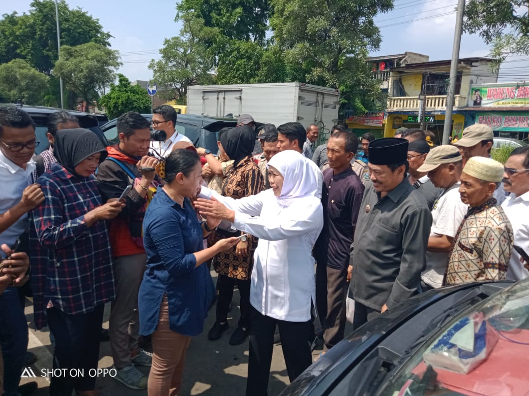 Gubernur Jatim Kunjungi Pasar Ngaban Kecamatan Tanggulangin