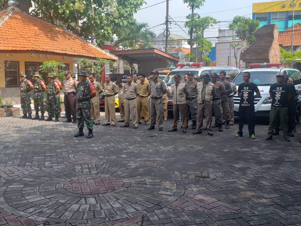 APEL BERSAMA SIAGA DAN PENANGGULANGAN BENCANA ALAM FORKOPIMKA KEC. TAMAN