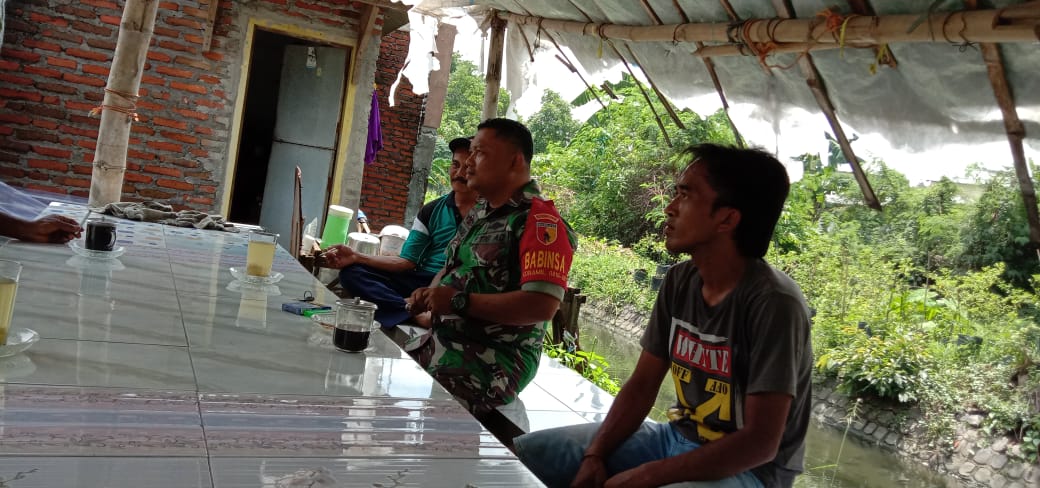 Arahan Babinsa Jabon Prihal Bahaya Narkoba