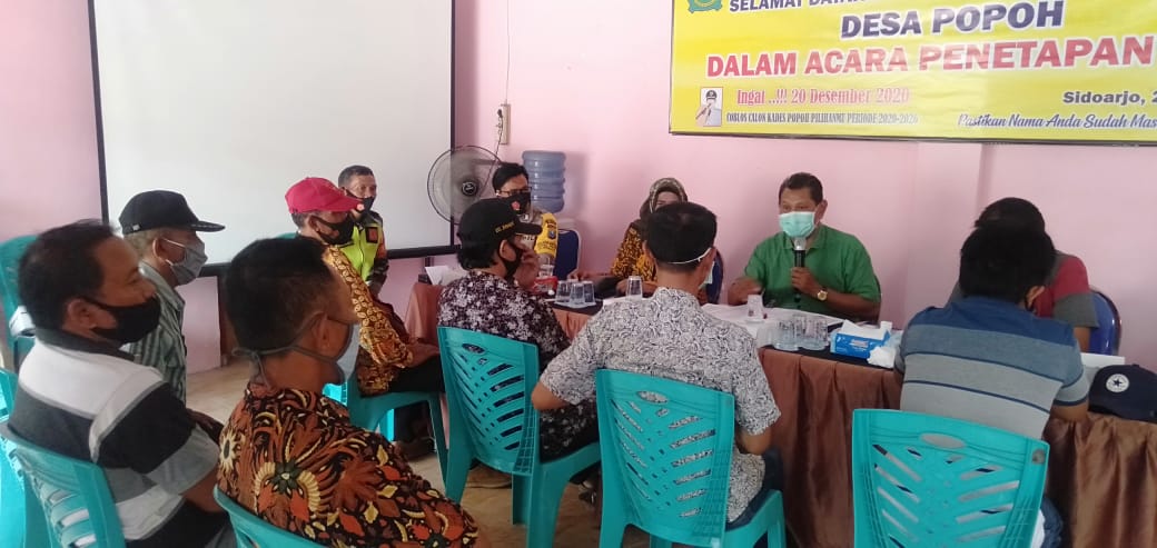 Babinsa Koramil 0816/13 Hadiri Rapat Penetapan DPT Pilkades