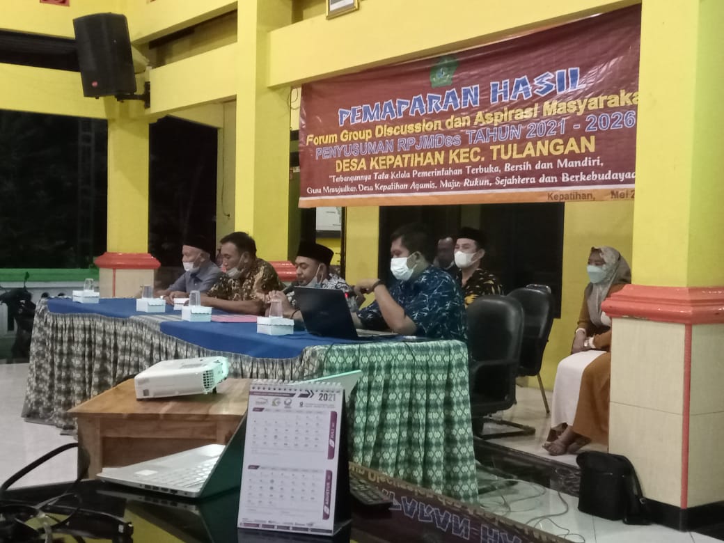 Babinsa Ramil Tulangan Hadiri rapat Perencanaan pembangunan desa