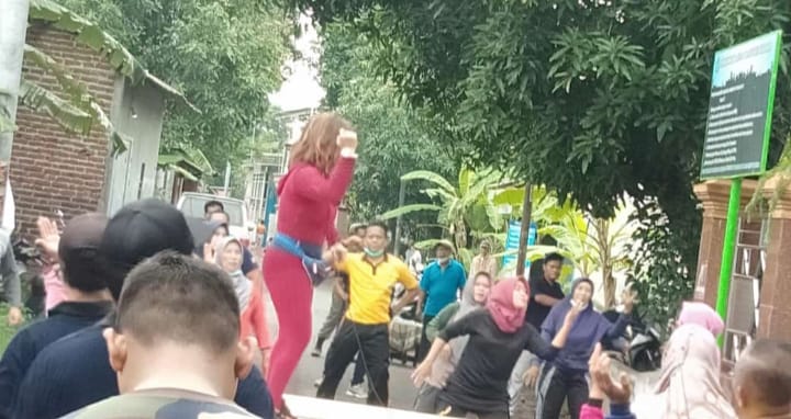 Tingkatkan Imunitas Tubuh Fokopimka Tanggulangin lakukan Senam Bersama