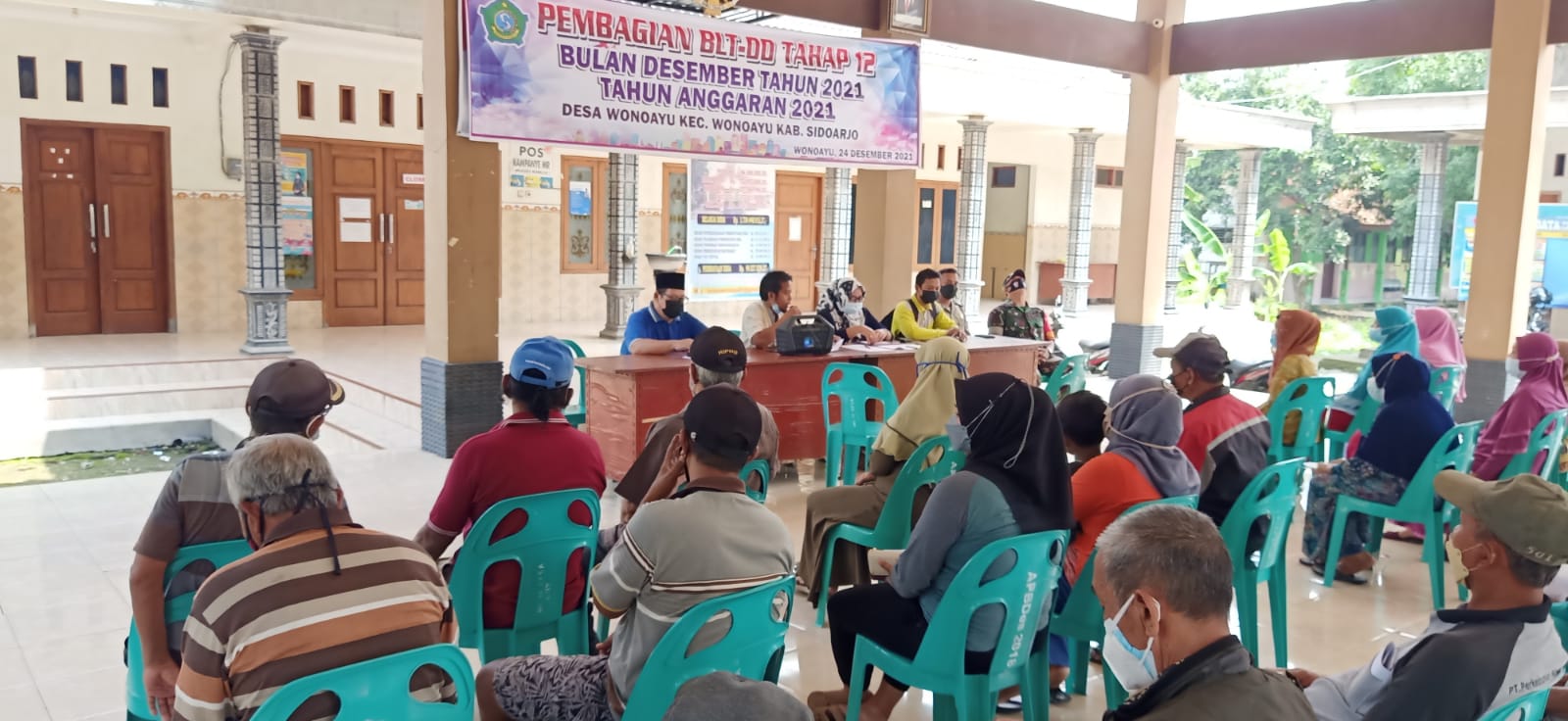PASTIKAN TEPAT SASARAN, BABINSA 13 WONOAYU PANTAU PENYALURAN BLT DD