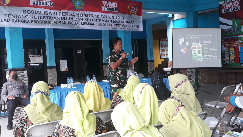 Sosialisasi Tibumtranmas kepada masyarakat Desa Rejeni