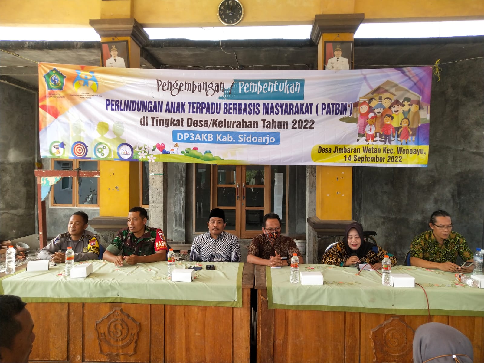 Babinsa Koramil 0816/13 Hadiri Pembentukan PATBM (Perlindungan Anak Terpadu Berbasis Masyarakat)