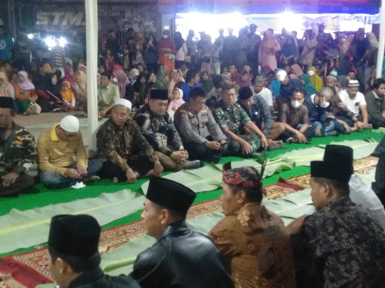 Danramil 0816/05 Beserta Para Babinsa Hadiri Tasyakuran & Peresmian Betonisasi Perbaikan Jalan