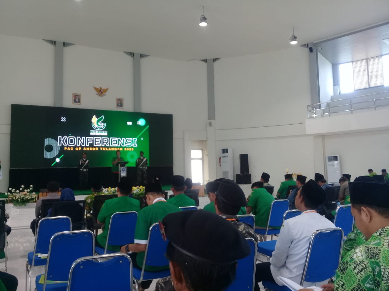 Serma Sukardi Mewakili Danramil 0816/05 Kapten Inf Moh. Said, Hadiri KONFERENSI PAC ANSOR Kecamatan Tulangan PAC GP Ansor Kecamatan Tulangan,