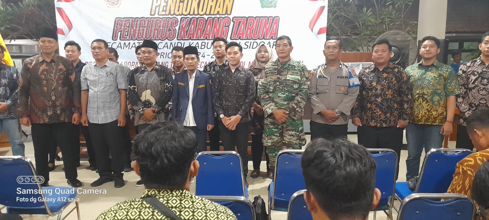 Pelda Sulaiman Hadiri Pengukuhan Karang Taruna Kecamatan Candi Periode 2024-2029