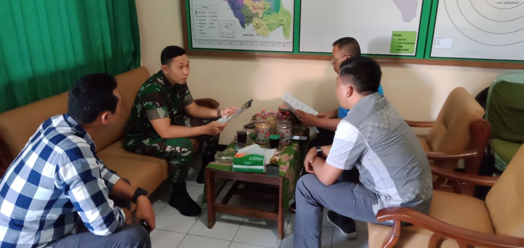 Dandim 0816/Sidoarjo Berkunjung ke Koramil 03/ Buduran