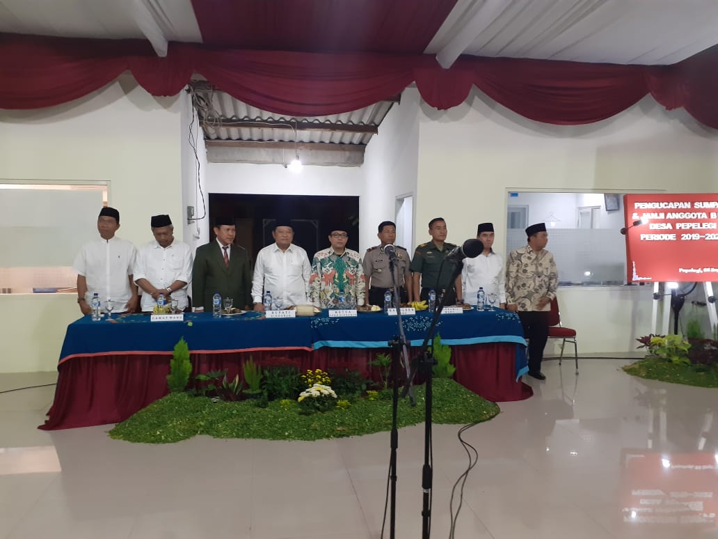 Danramil 0816/16 Waru hadiri pelantikkan BPD Pepelegi Waru