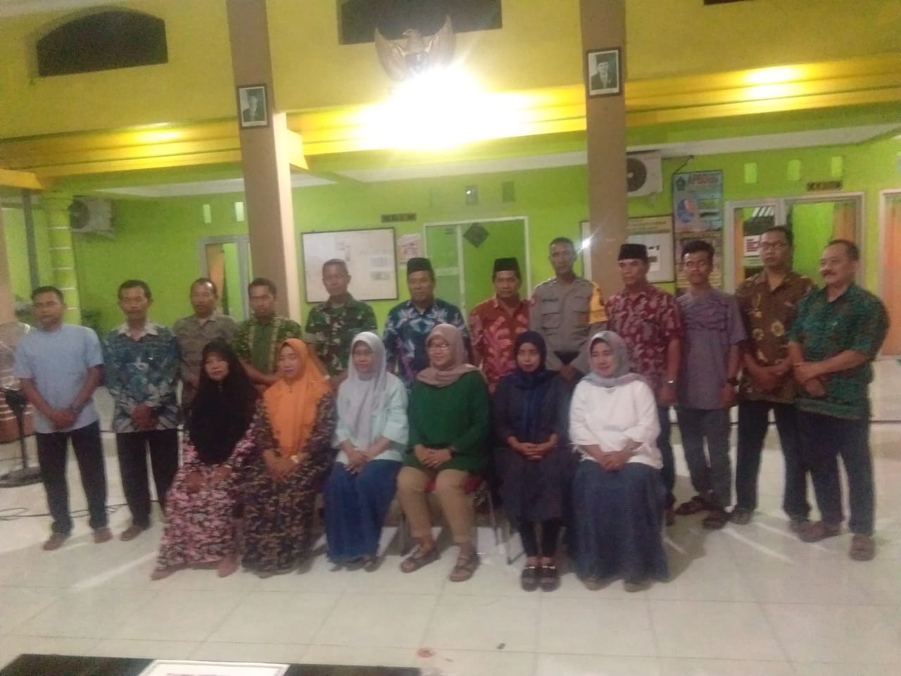 Babinsa Ramil 0816/13 hadiri Rapat Penetapan Nomor Urut Calon BPD
