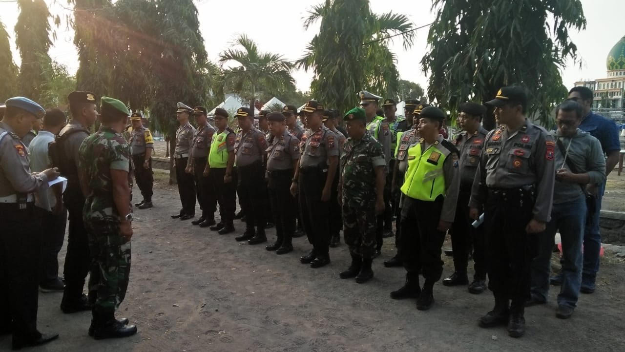 Apel Gabungan TNI-Polri amankan giat pengesahan warga PSHT Parluh 2019