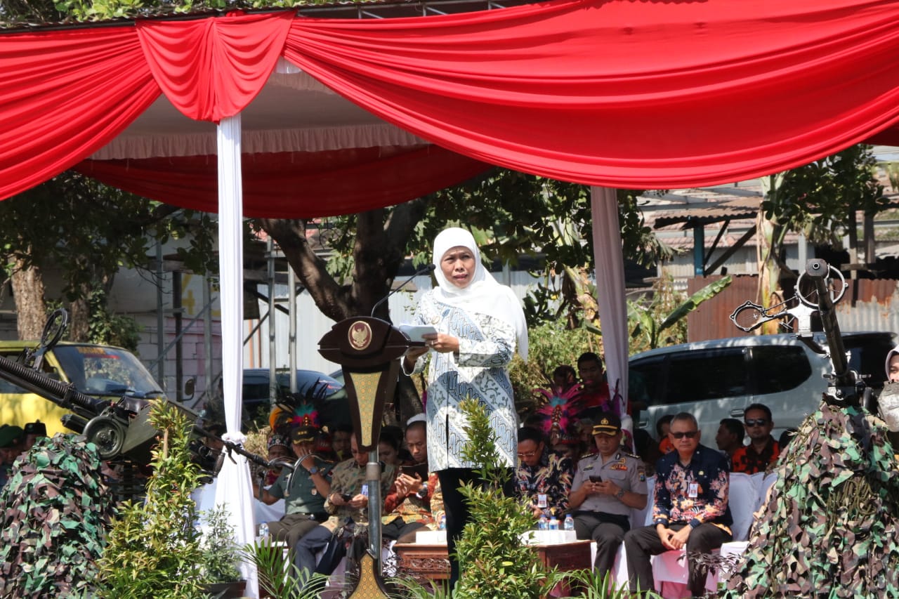 Buka TMMD Ke 106, Khofifah : TMMD Sarana Kuat Bangun Integrasi Bangsa