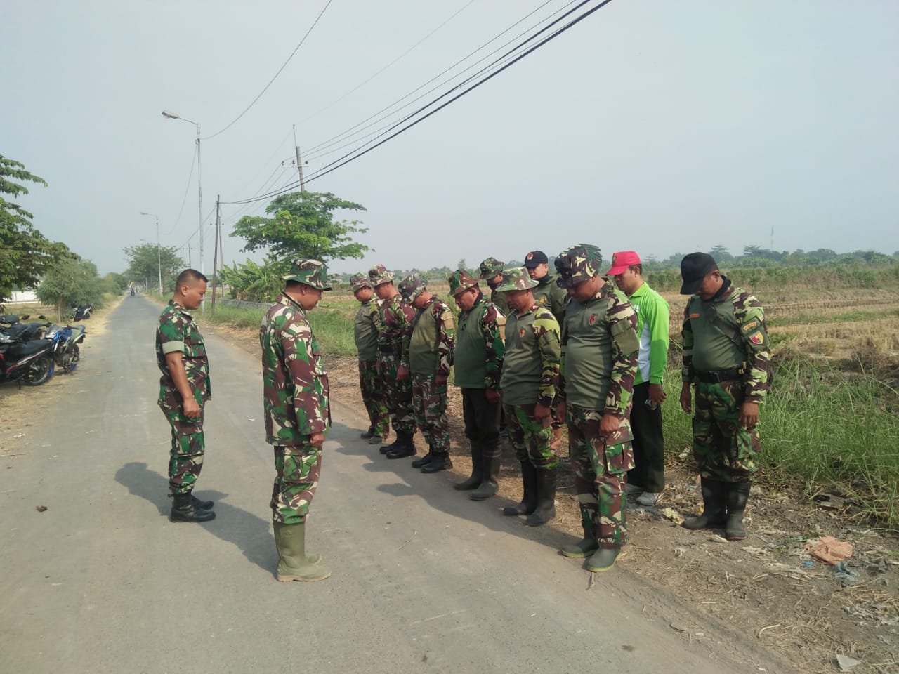 Apel Pagi Satgas TMMD 106 langsung di sasaran Jembatan