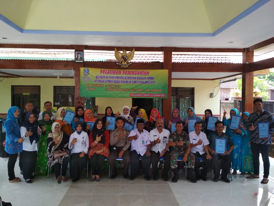 Babinsa Koramil 0816/08 Jabon melaksanakan Pendampingan Pelatihan Bati