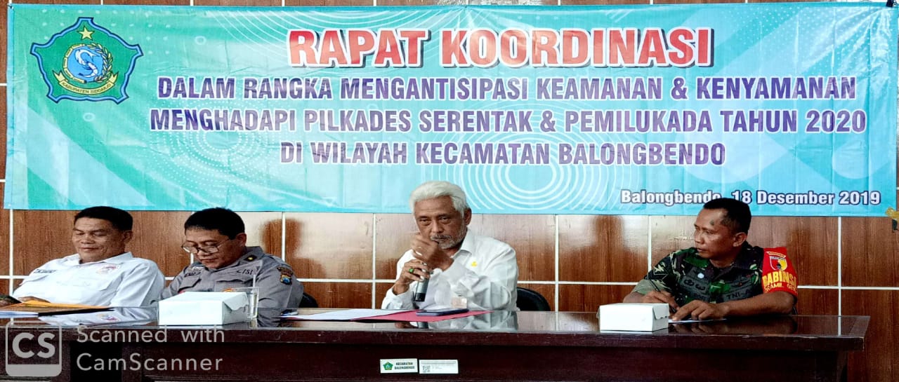 Babinsa koramil0816/10 Balongbendo hadiri Rapat koordinasi