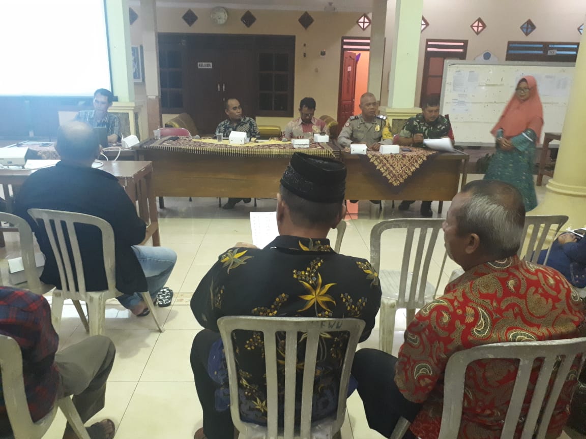 Babinsa Ramil 03/Buduran Hadiri Rapat pemilih Pilkades di Ds Entalsewu