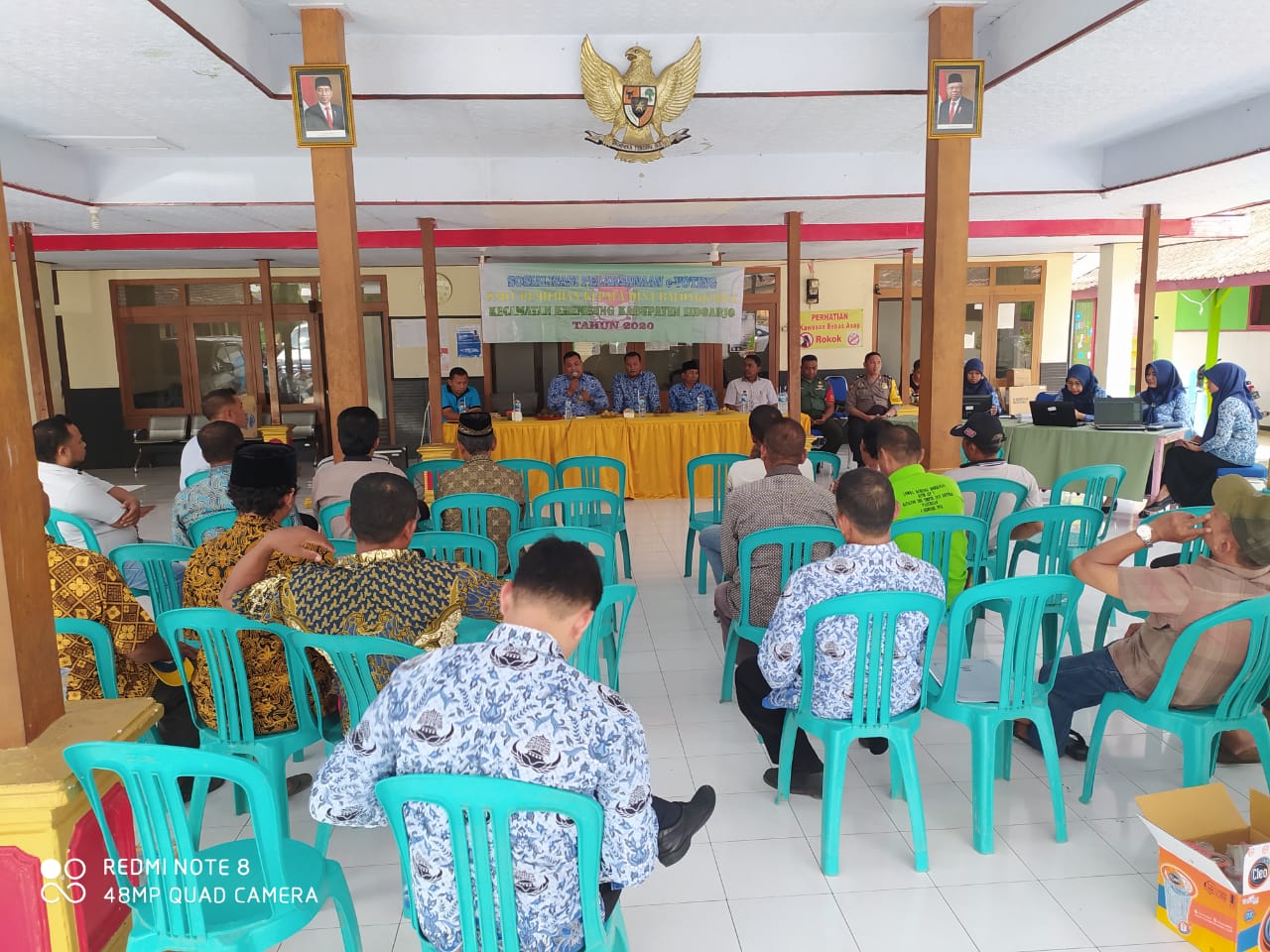 Babinsa Desa Balonggarut Srd Zainudin Hadiri Sosialisasi E Voting