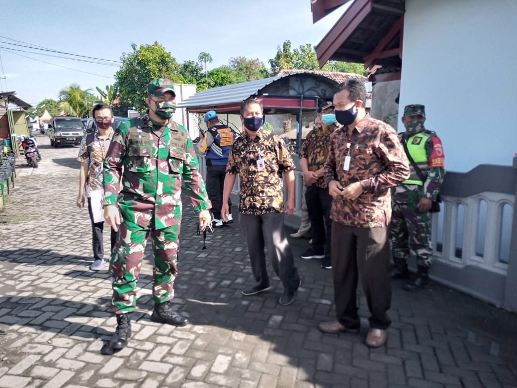 Dandim 0816/Sidoarjo Tinjau Kesiapan Kampung Tangguh Dsn Semampir