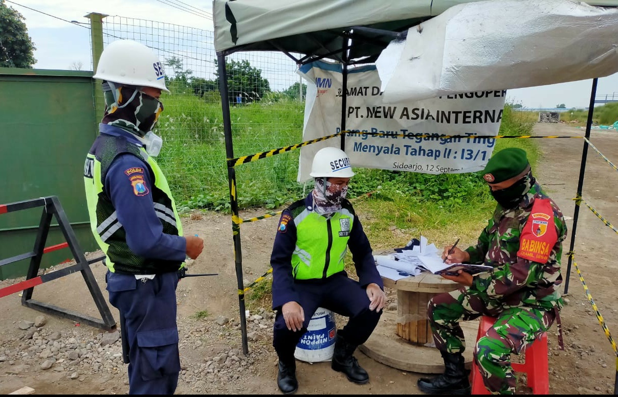 Sertu Aviv Ashab Koramil 0816/08 Jabon Komsos Di Kawasan Industri
