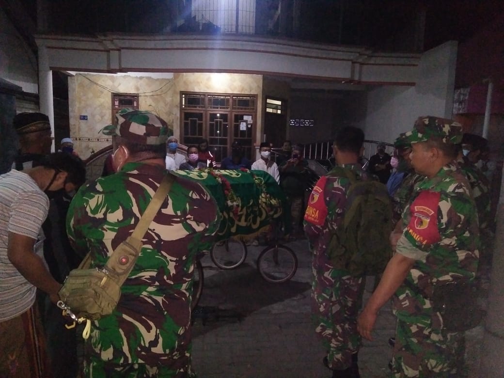 Keluarga Besar Kodim 0816/04 Porong berduka