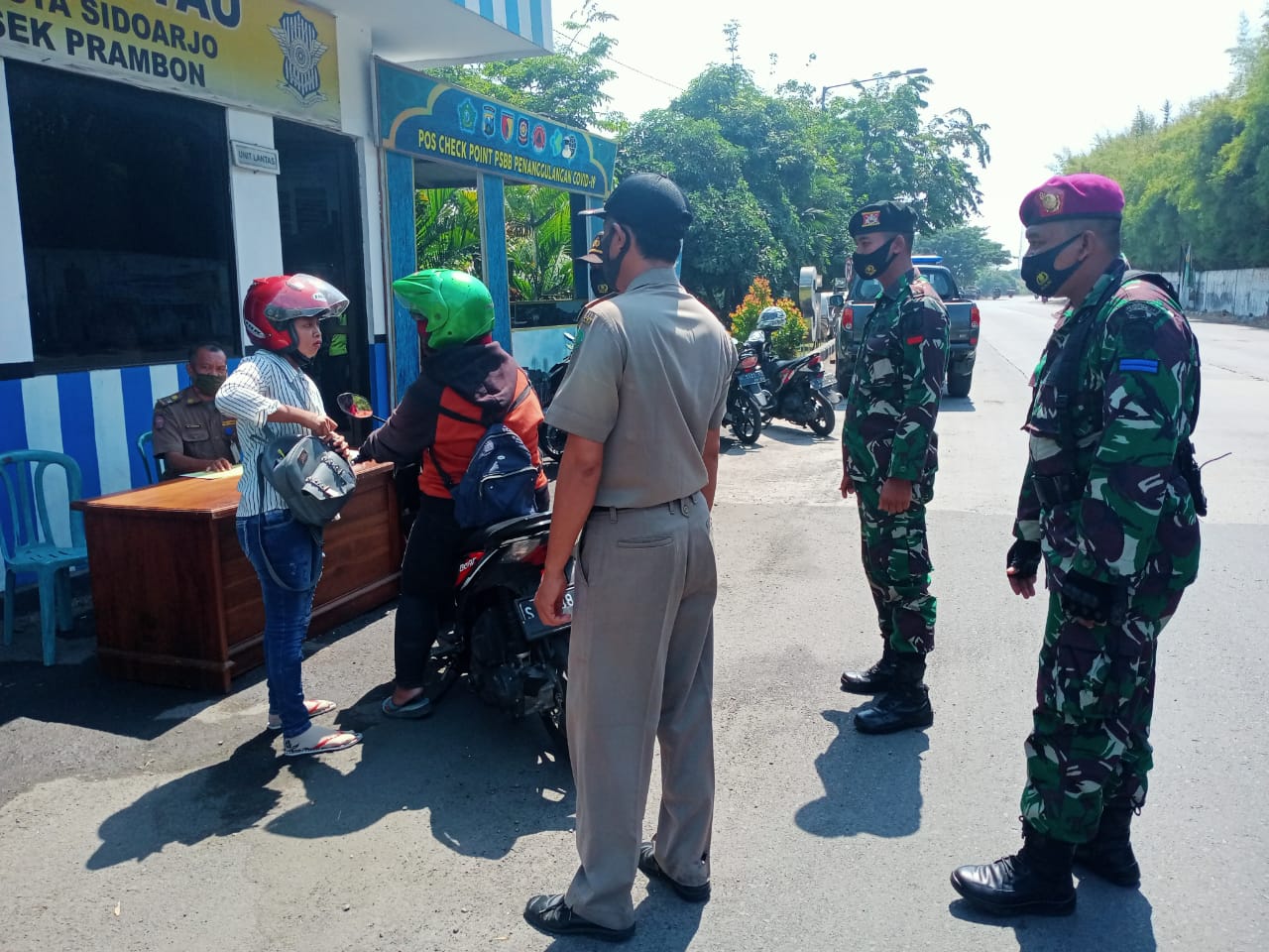 Forkopimka Prambon tetap gencarkan operasi Yustisi di wilayah