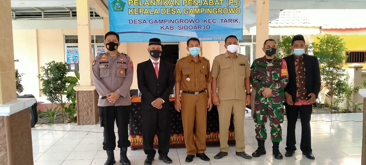 Bamintuud 0816/11 Tarik Hadiri Pengambilan Sumpah Penjabat Kades