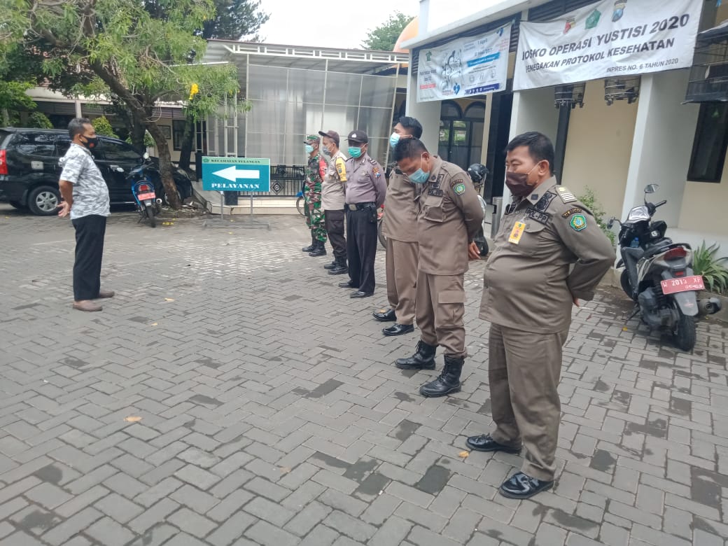 Koramil 0816/05 Tulangan Gelar Operasi Yustisi Di Wilayah Tulangan