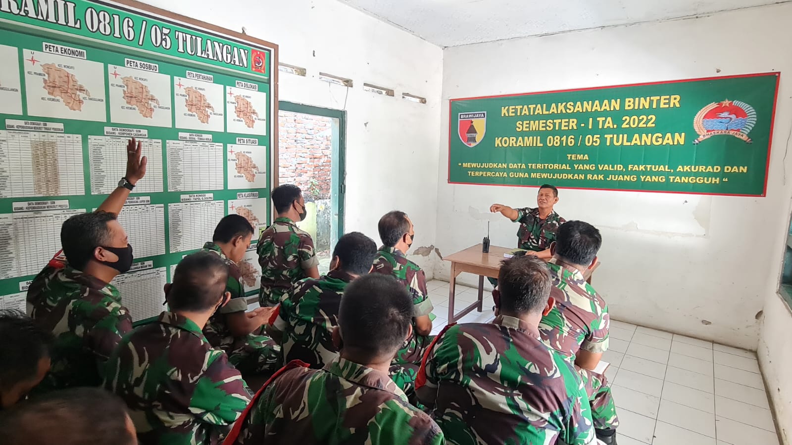KORAMIL 0816/05 TULANGAN MELAKSANAKAN KETATALAKSANAAN BINTER 2022