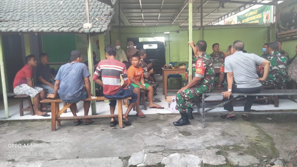 	Danramil 0816/05 Tulangan Gelar Syukuran Mengharap Ridho Sang Maha Kuasa Dalam Melaksanakan Tugas Sehari-Hari