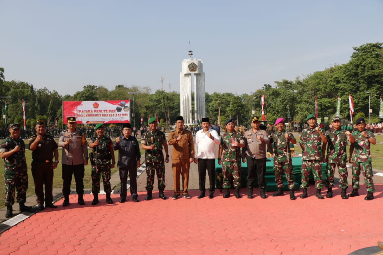 TMMD ke 114 Wilayah Kodim 0816/Sidoarjo resmi ditutup