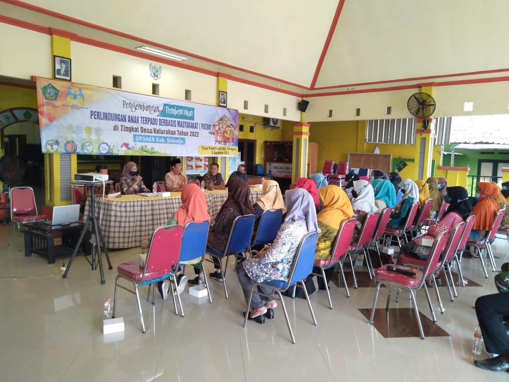 Babinsa Koramil 0816/05 Hadiri Sosialisasi PATBM (Perlindungan Anak Terpadu Berbasis Masyarakat)