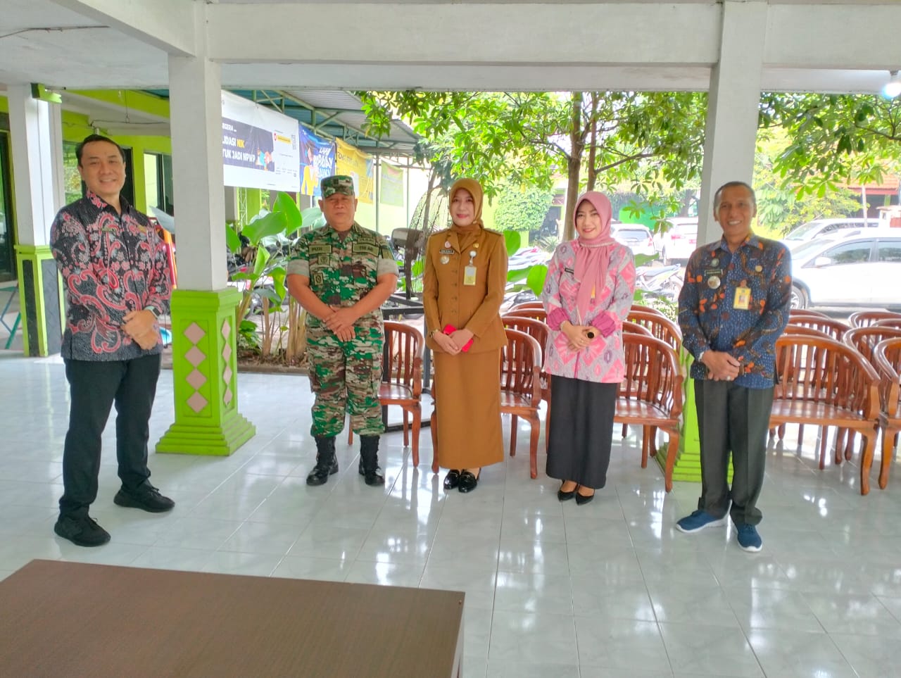 Danramil 0816/07 Hadiri Upacara Deklarasi Pembangunan Zona Integritas di Kec. Krembung