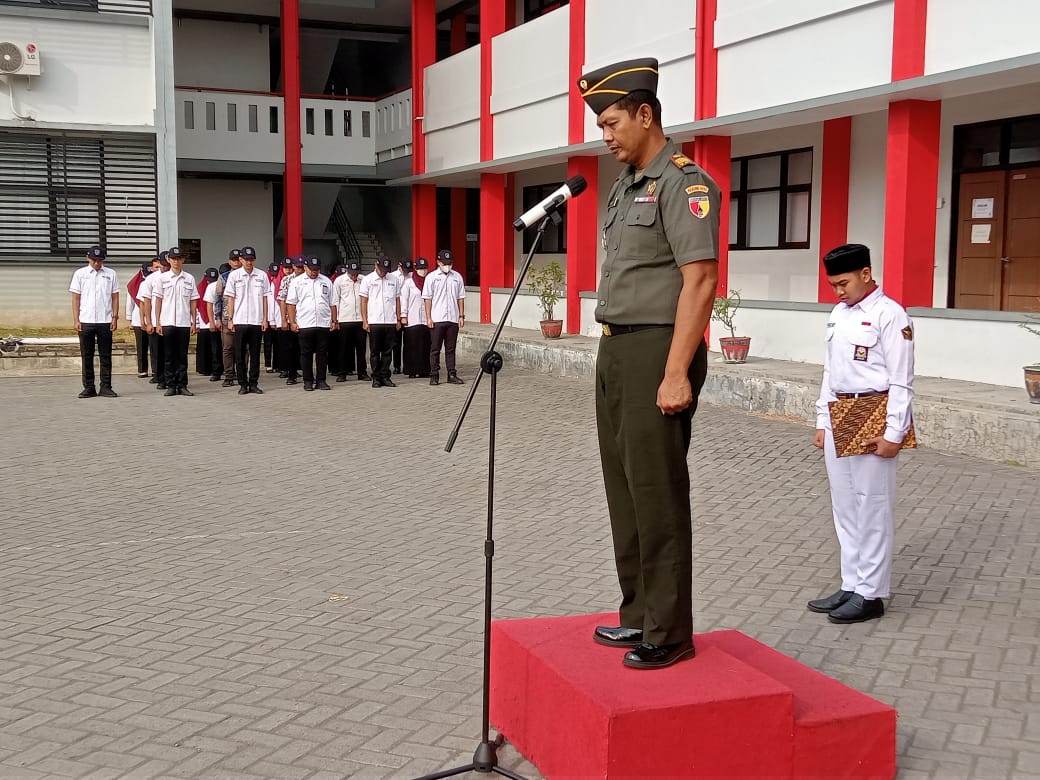 Koramil 0816/01 Sidoarjo goes to school dalam kegiatan MTTS 2023.