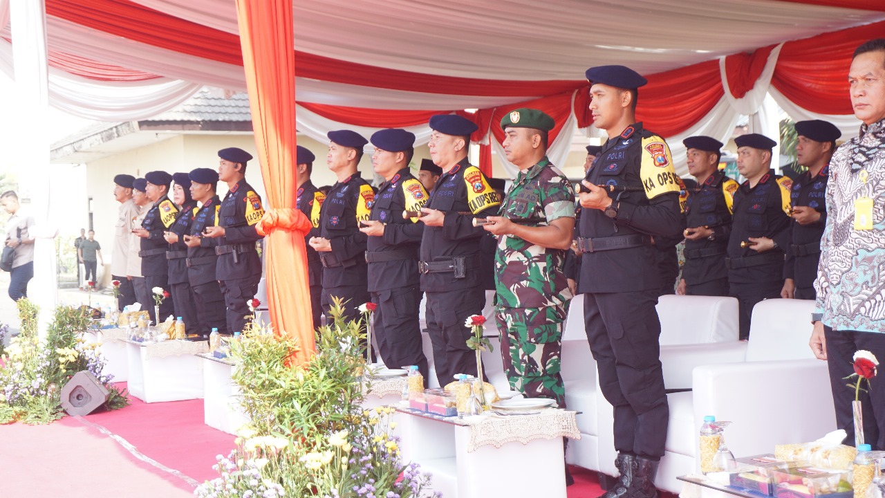 Dandim 0816/Sidoarjo menghadiri upacara HUT Brimob Tahun 2023