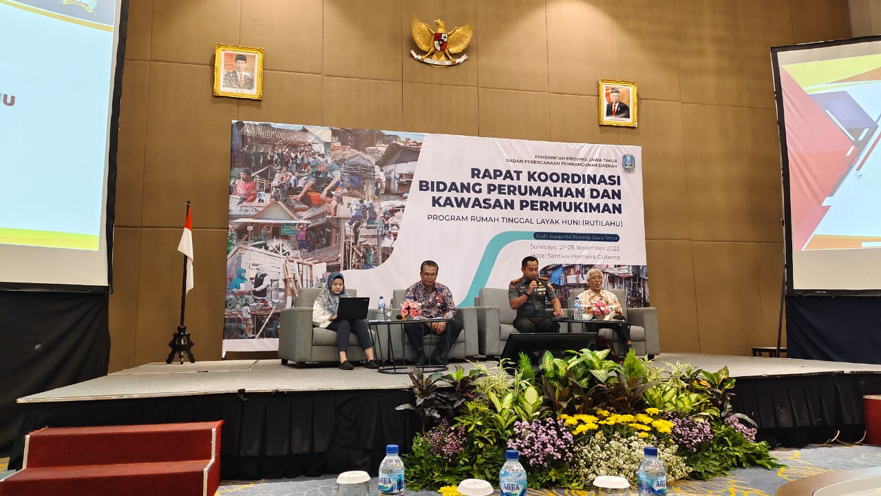 Dandim 0816/Sidoarjo sebagai Narasumber Rapat Koordinasi Bidang Perumahan dan Kawasan Pemukiman.