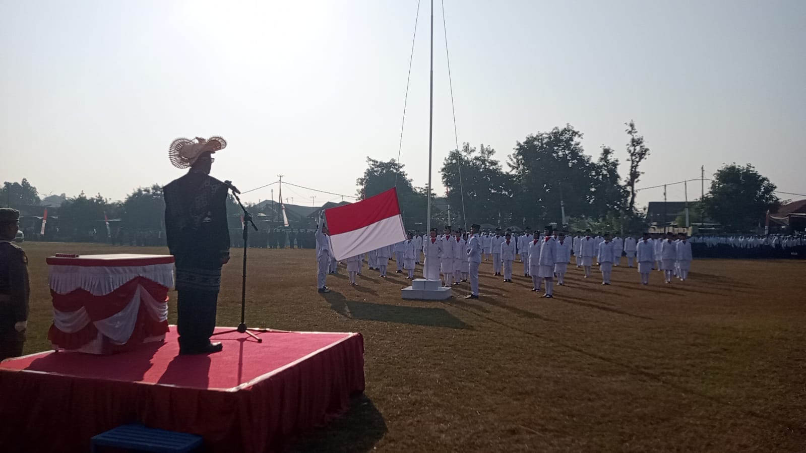 Upacara Peringatan HUT Ke-79 RI di Kecamatan Tanggulangin Berlangsung Khidmat