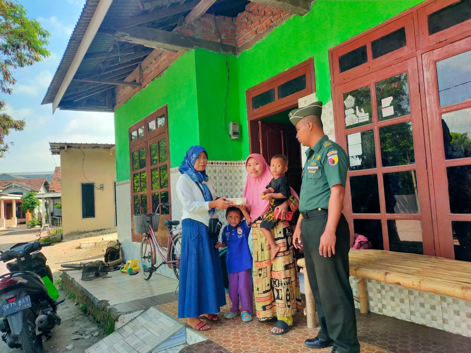 Babinsa Koramil 0816/05 Tulangan Monitor Perkembangan Stunting, Penurunan Signifikan di Wilayahnya