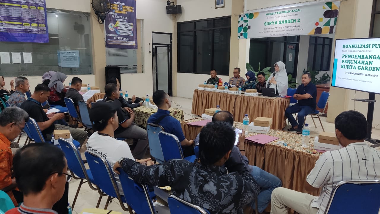 Ws. Danramil 0816/02 Candi Hadiri Sosialisasi Penyusunan Amdal Perumahan Surya Garden 2, Dorong Kolaborasi Pengembangan Positif