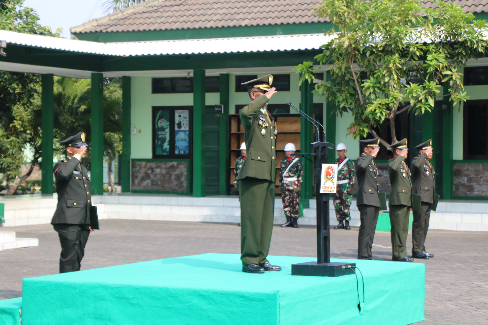 Kodim 0816/Sidoarjo Gelar Upacara Khidmat Peringatan Hari Pahlawan 2024