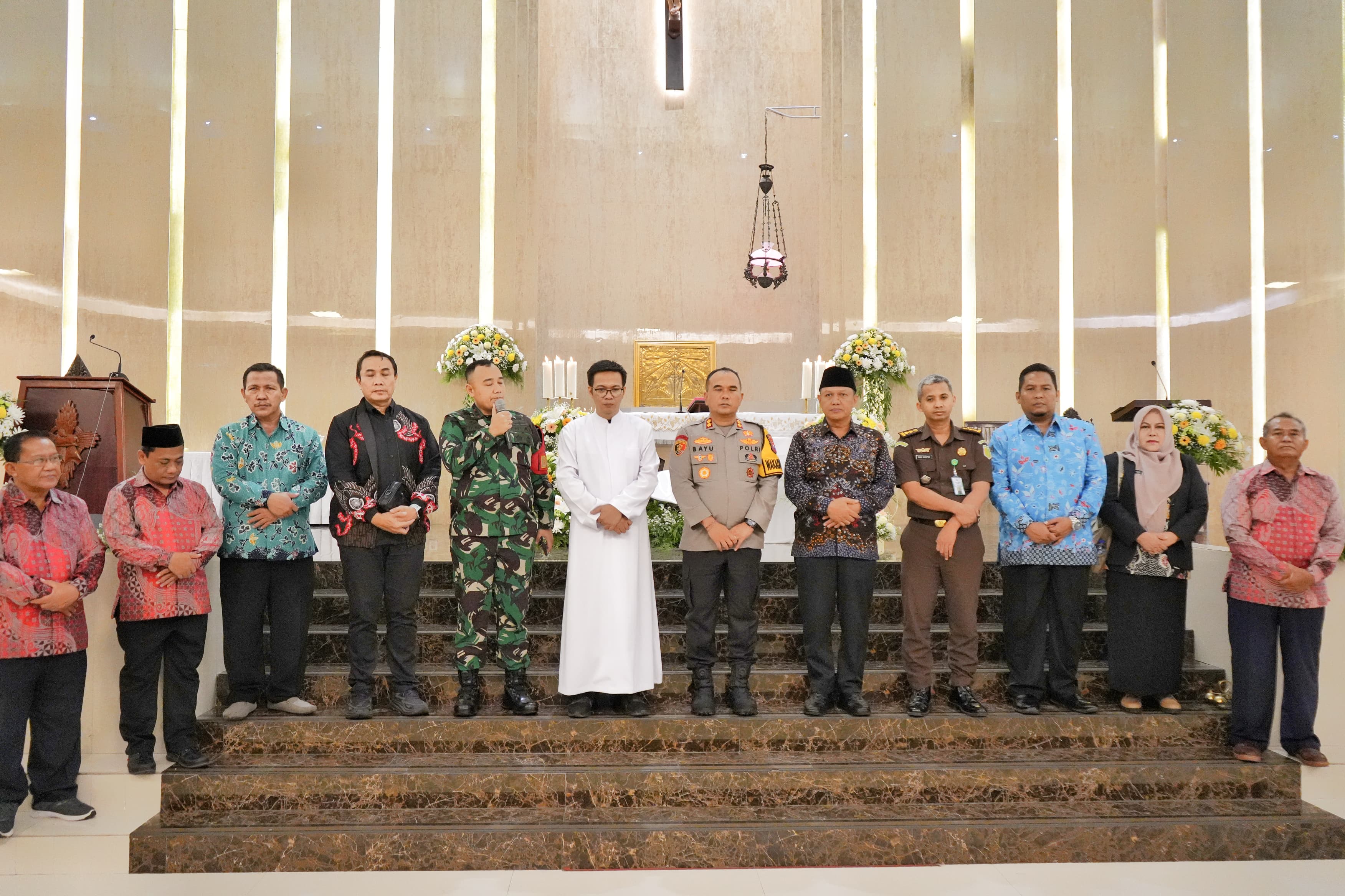 Dandim 0816/Sidoarjo Bersama Forkopimda Pastikan Keamanan Menjelang Malam Natal 2024