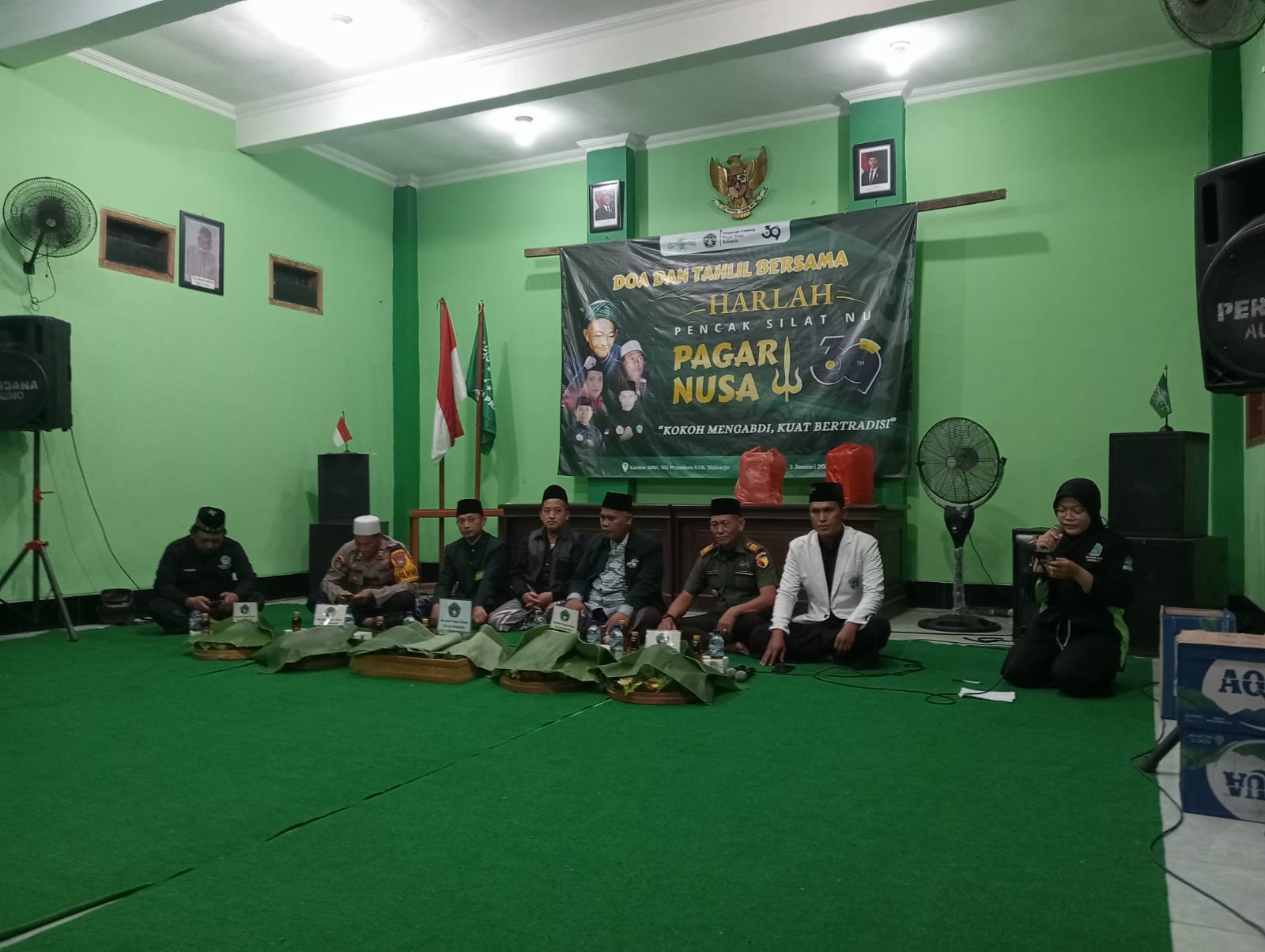 Danramil 0816/12 Prambon Hadiri Harlah Ke-39 Pagar Nusa di Kedung Wonokerto