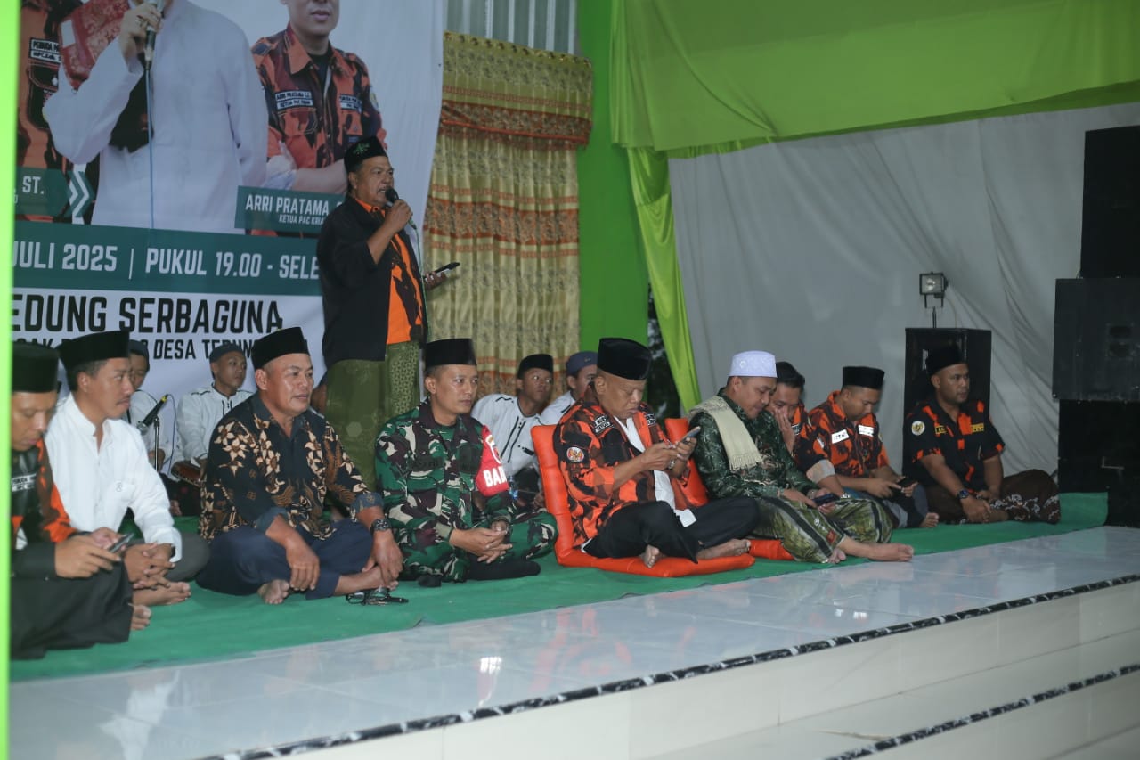 Tabligh Akbar Rabu Pahing di Terungkulon, Babinsa Koramil Krian Hadir Menyatu dalam Doa dan Kebersamaan